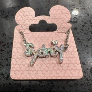 Disney “Sydney” necklace